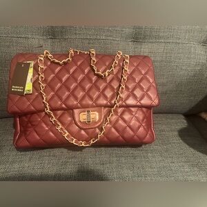 Burgundy color messenger bag , beautiful and brand new with tag